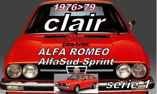 Pare-brise clair ALFA ROMEO ALFASUD SPRINT Série 1 - 1976/79