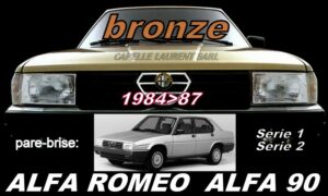 Pare-brise teinté bronze ALFA ROMEO 90 - 1984/87