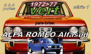 Pare-brise teinté vert ALFA ROMEO ALFASUD Série 1 - 1972/77