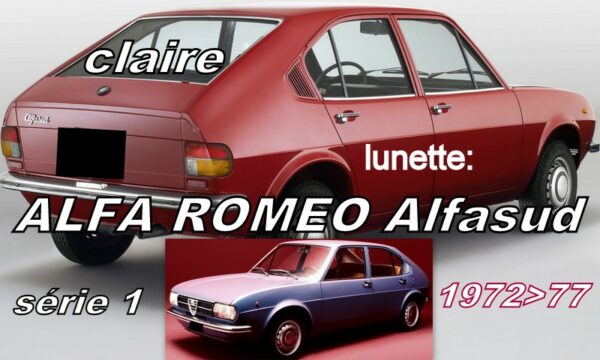 Lunette claire ALFA ROMEO ALFASUD Série 1 - 1972/77