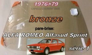 Pare-brise teinté bronze ALFA ROMEO ALFASUD SPRINT Série 1 -  1976/79