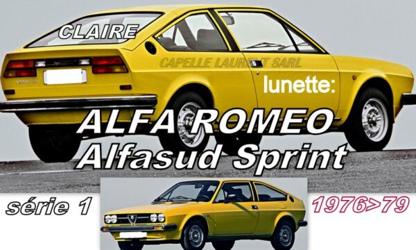 Lunette claire ALFA ROMEO ALFASUD SPRINT Série 1 -  1976/79