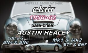 Pare-brise clair AUSTIN HEALEY 3000 MK1/2 - BT7/BN7/BN4/BN6 - 1956/62