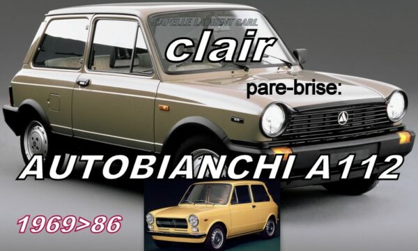 Pare-brise clair AUTOBIANCHI A112 - 1969/86
