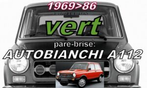 Pare-brise teinté vert AUTOBIANCHI A112 - 1969/86