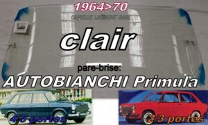 Pare-brise clair AUTOBIANCHI PRIMULA - 1964/70