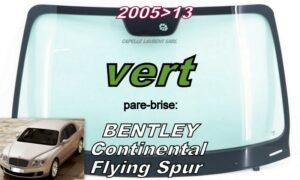 Pare-brise teinté vert BENTLEY CONTINENTAL FLYING SPUR - 2005/13