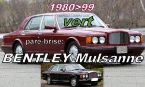 Pare-brise teinté vert BENTLEY MULSANNE - 1980/99