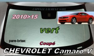 Pare-brise teinté vert CHEVROLET CAMARO 5 COUPE - 2009/15
