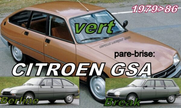 Pare-brise teinté vert CITROEN GSA - 1979/86