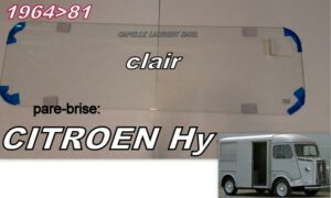 Pare-brise clair CITROEN type H - 1964/81