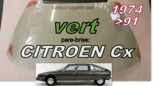 Pare-brise teinté vert CITROEN CX - 1974/921