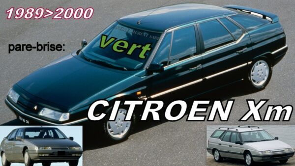 Pare-brise teinté vert CITROEN XM - 1989/2000