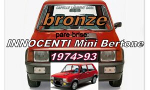 Pare-brise teinté bronze INNOCENTI MINI BERTONE - 1974/93
