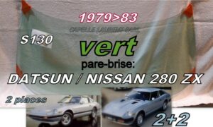 pare-brise teinté vert DATSUN 280ZX S130 - 1979/83