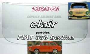 Pare-brise clair FIAT 850  BERLINA - 1964/74