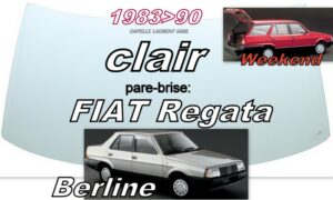 Pare-brise clair FIAT REGATA - 1983/90