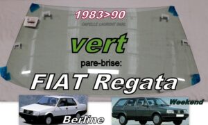 Pare-brise teinté vert FIAT REGATA - 1983/90