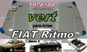 Pare-brise teinté vert FIAT RITMO - 1978/88