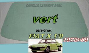 Pare-brise teinté vert FIAT X 1/9 Bertone - 1972/89