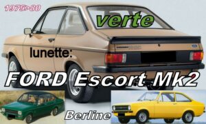 Lunette claire FORD ESCORT MK2 - 1975/80