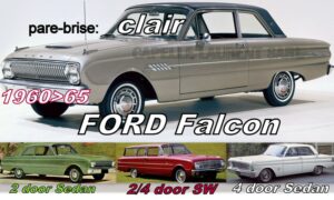 Pare-brise clair FORD FALCON 2/4D SEDAN/SW  - 1960/65