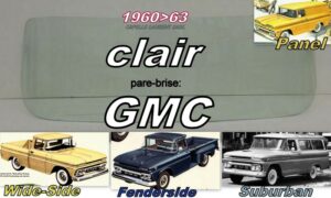 Pare-brise clair GMC série C/K - 1960/63