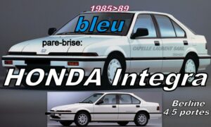Pare-brise teinté bleu HONDA INTEGRA 1 BERLINE  - 1985/89