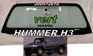 Pare-brise teinté vert HUMMER H3  - 2005/10