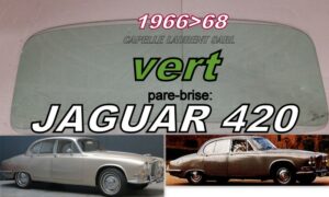 Pare-brise teinté vert JAGUAR 420 - 1966/68