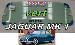 Pare-brise teinté vert JAGUAR MK 1 - 1955/60