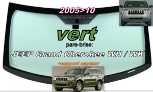 Pare-brise teinté vert JEEP GRAND CHEROKEE WH - 2005/10 +capteur