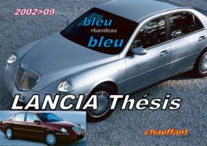 Pare-brise teinté bleu +bandeau bleu LANCIA THESIS - 2002/09