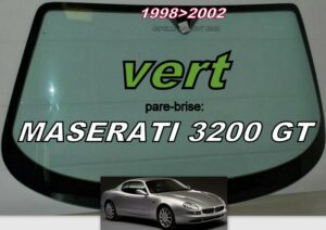 Pare-brise teinté vert MASERATI 3200 GT COUPE - 1998/2002