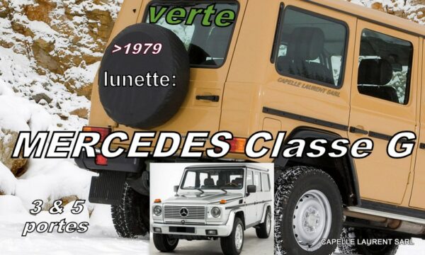 Lunette teintée verte MERCEDES Classe G  -  1979