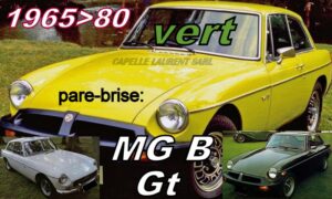 Pare-brise teinté vert MG B GT COUPE - 1965/80