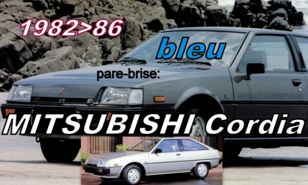 Pare-brise teinté bleu MITSUBISHI Cordia 1 - 1982/86