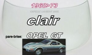 Pare-brise clair OPEL GT - 1968/73