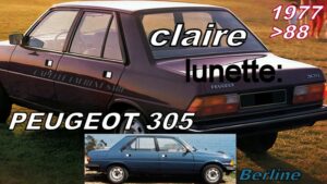 Lunette claire PEUGEOT 305 - 1977/88