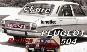 Lunette claire PEUGEOT 504 BERLINE - 1968/96