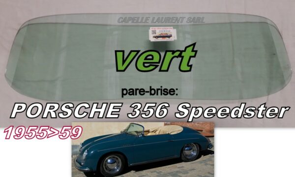Pare-brise teinté vert PORSCHE 356 SPEEDSTER - 1955/59