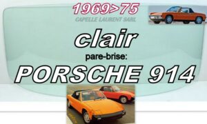 Pare-brise clair PORSCHE 914 - 1969/75