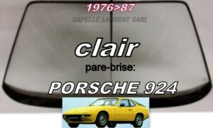 Pare-brise clair PORSCHE 924 / 944 -1976/87