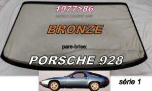 Pare-brise teinté bronze PORSCHE 928 - 1977/86