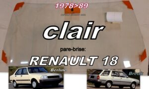 Pare-brise clair RENAULT 18 - 1978/89