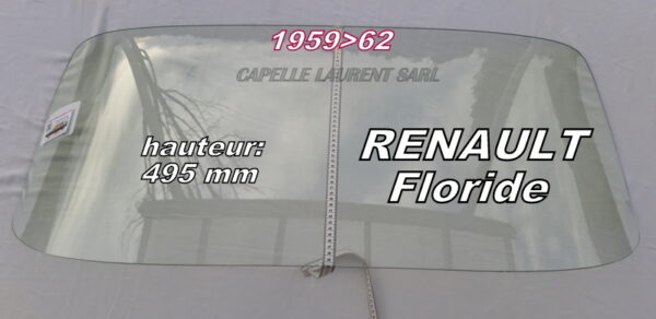 Pare-brise clair RENAULT FLORIDE/CARAVELLE - 1959/63 – Image 2
