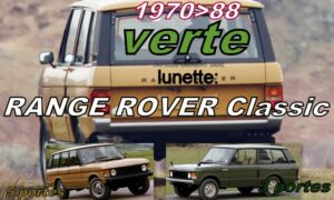 Lunette teintée verte RANGE ROVER CLASSIC - 1970/88