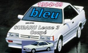 Pare-brise teinté bleu SUBARU LEONE 3 COUPE - 1984/89