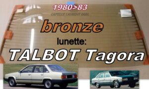 Lunette teintée bronze TALBOT TAGORA  - 1981/83