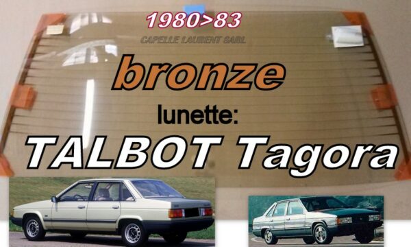 Lunette teintée bronze TALBOT TAGORA  - 1981/83